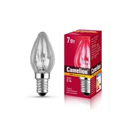 Лампа электрич. накаливания для ночников 7/P/CL/E14 220В 7Вт Е14 прозр. Camelion 13912