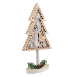 Фигура деревянная "Елка на подставке" 14.5х5х30см 1Вт IP20 с подсветкой Neon-Night 504-028