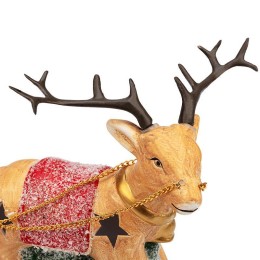 Фигура керамическая "Дед Мороз в санях" 30.5х12.2х17.2см 0.1Вт IP20 Neon-Night 505-029