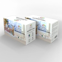 Фигура керамическая "Дед Мороз в санях" 30.5х12.2х17.2см 0.1Вт IP20 Neon-Night 505-029