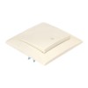 Переключатель проходной 1-кл. СП Валенсия 10А IP20 крем. PROxima EKF EWV10-025-20