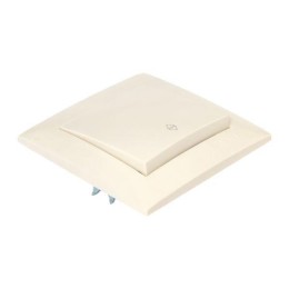 Переключатель проходной 1-кл. СП Валенсия 10А IP20 крем. PROxima EKF EWV10-025-20