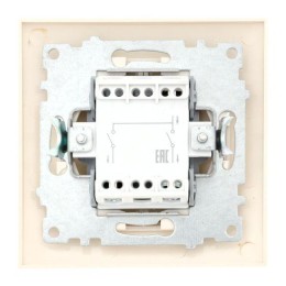 Выключатель 2-кл. СП Валенсия 10А IP20 крем. PROxima EKF EWV10-023-20