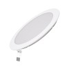 Светильник светодиодный Slim 18Вт 6500К IP20 1560лм 220-240В ДВО круг бел. GAUSS 939111318
