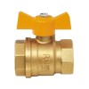 Кран шаровой 11Б27п DN25 PN40 газ вр/вр бабочка серия Standart БАЗ.А10.1.25.НГ.40