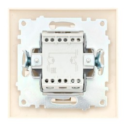 Выключатель 2-кл. СП Валенсия 10А IP20 с индикатором крем. PROxima EKF EWV10-123-20