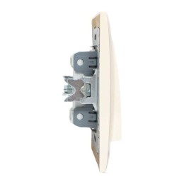 Кнопка звонка 1-кл. СП Валенсия 10А IP20 крем. PROxima EKF EWV10-026-20