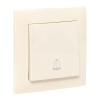Кнопка звонка 1-кл. СП Валенсия 10А IP20 крем. PROxima EKF EWV10-026-20