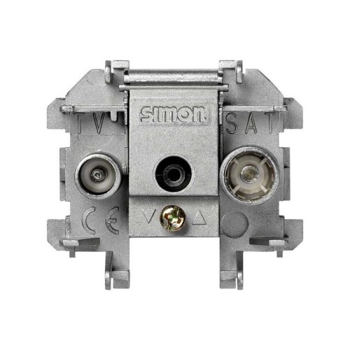 Розетка телевизионная проходная TV/R/SAT Simon 73 Loft механизм Simon 73487-69