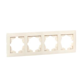 Рамка 4-м Валенсия крем. PROxima EKF EWM-G-304-20