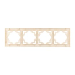 Рамка 4-м Валенсия крем. PROxima EKF EWM-G-304-20