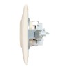 Розетка 1-м СП Валенсия 16А IP20 с заземл. защ. шторки крем. PROxima EKF EWR16-028-20
