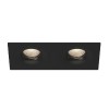 Рамка двойная DL-PJ-103-B черн. DesignLed 00-00002966
