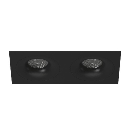 Рамка двойная DL-PJ-103-B черн. DesignLed 00-00002966