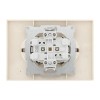 Розетка 2-м СП Валенсия 16А IP20 с заземл. защ. шторки крем. PROxima EKF EWR16-128-20