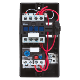 Пускатель в корпусе КМЭ 9А 230В с РТЭ Ir-4-6А и индикатором IP65 EKF ctrp-r-9-230v-6A-led