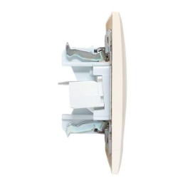 Розетка компьютерная 2-м СП Валенсия RJ45 крем. PROxima EKF EWK02-035-20