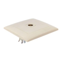 Розетка телевизионная TV 1-м Валенсия 5-862МГц 75Ом крем. PROxima EKF EWA00-027-20