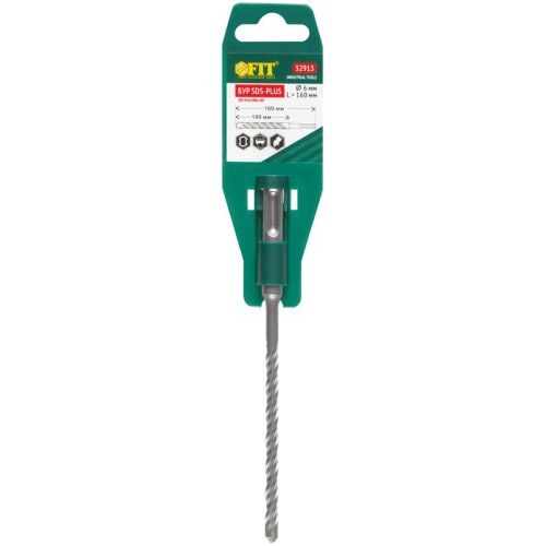Бур по бетону SDS PLUS с двойн. резьбой 6х160мм FIT 32913