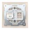 Розетка телефонная 1-м СП Валенсия RJ11 крем. PROxima EKF EWT01-034-20