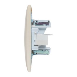 Розетка телефонная 1-м СП Валенсия RJ11 крем. PROxima EKF EWT01-034-20