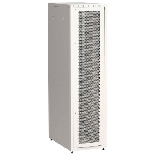 Шкаф сетевой LINEA E 42U 600х1000мм двери 2шт перф. и метал. сер. ITK LE35-42U61-PM