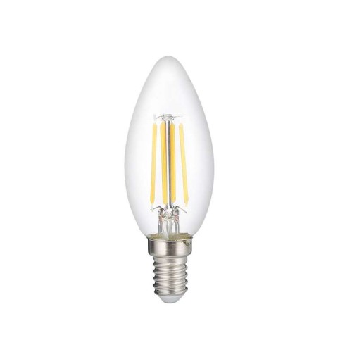 Лампа светодиодная филаментная PLED OMNI 8Вт C35 4000К нейтр. бел. E14 230В/50Гц CL JazzWay 5020757