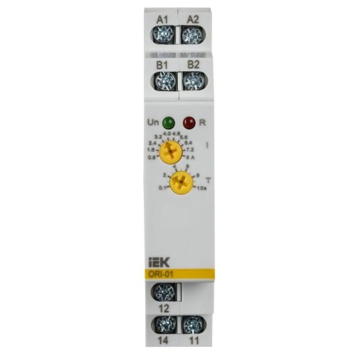Реле тока ORI 0.8-8А 24-240В AC/24В DC IEK ORI-01-8