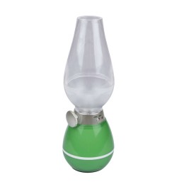 Светильник настольный TLD-538 Green/LED/80Lm/5500K/Dimmer "РЕТРО" 3Вт встроен. Аккум. 400мА.ч зел. U