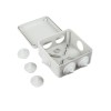 Коробка распаячная ОП 100х100х50 IP55 KM41234 IEK UKO11-100-100-050-K41-55
