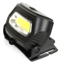 Фонарь аккумуляторный налобный LED5359 COB 3Вт 3 режима аккум. 5В пластик. черн. (бокс) Ultraflash 1