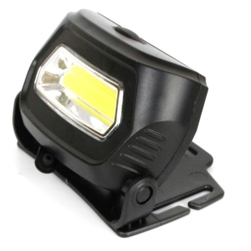 Фонарь аккумуляторный налобный LED5359 COB 3Вт 3 режима аккум. 5В пластик. черн. (бокс) Ultraflash 1