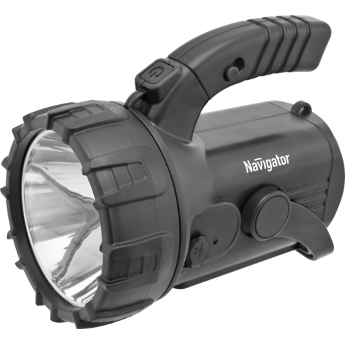 Фонарь-прожектор аккумуляторный кемпинговый 94 975 NPT-SP12-ACCU 1LED 3Вт 18 + 4LED аккум. 3.7В 4А.ч