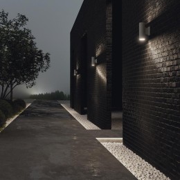 Светильник Bowery 2х50Вт GU10 IP54 бра настен. Maytoni O574WL-02GR