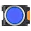 Кнопка d22мм 1НО+1НЗ MASTER с подсветкой син. IEK MI-BT60-11D-3-12-K07