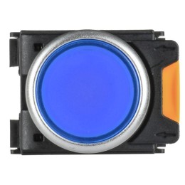 Кнопка d22мм 1НО+1НЗ MASTER с подсветкой син. IEK MI-BT60-11D-3-12-K07