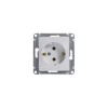 Розетка 1-м СП Glossa 16А IP20 с заземл. механизм бел. SE GSL000143