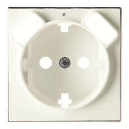 Накладка для розетки SCHUKO с 2хUSB ЗУ арт.8188.3 SKY бел. ABB 2CLA858830A1101