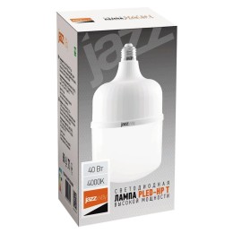 Лампа светодиодная высокомощная PLED-HP-T120 40Вт 4000К нейтр. бел. E27 3700лм 220В/50Гц Pro JazzWay