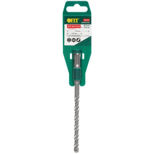 Бур по бетону SDS PLUS с двойн. резьбой 8х160мм FIT 32914