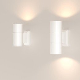 Светильник Bowery 2х50Вт GU10 IP54 бра настен. Maytoni O574WL-02W