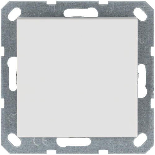 Переключатель проходной 1-кл. 10А IP20 механизм бел. глянцевый Jasmart G3012W