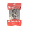 Панель лицевая Валенсия для розетки 2-м 16А защ. шторки с заземл. графит PROxima EKF ESR16-L-128-60