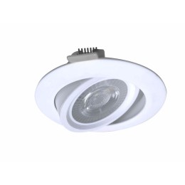Светильник светодиодный Downlight RR 7Вт 180-265В 4000К кругл. поворотн. панель бел. КОСМОС KDownRR7