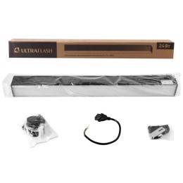 Светильник светодиодный офисный LPL-6008 600х55х55 24Вт 4000К LED черн. Ultraflash 15546