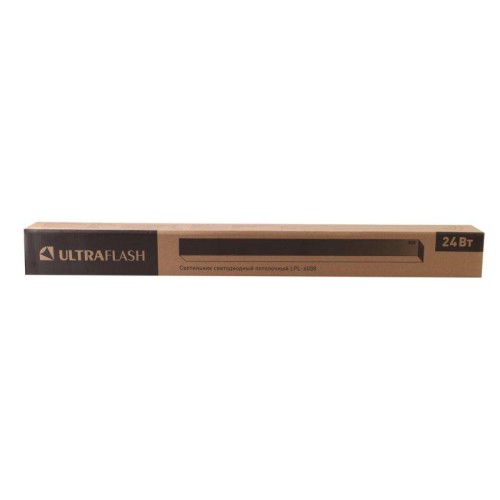Светильник светодиодный офисный LPL-6008 600х55х55 24Вт 4000К LED черн. Ultraflash 15546