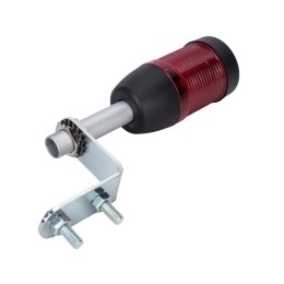 Колонна сигнальная 50мм 24В светодиод LED алюм. настенное соединение 100мм красн. EMAS IK51L024XD01