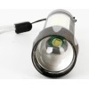 Фонарь аккумуляторный E1337 XPE + COB LED 3Вт 3 режима аккум. 3.7В черн. (бокс) Ultraflash 14269