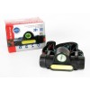 Фонарь аккумуляторный налобный E1340 XPE + COB LED 3Вт 2 режима аккум. 3.7В магнит диммир. черн. (бо