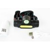 Фонарь аккумуляторный налобный E1340 XPE + COB LED 3Вт 2 режима аккум. 3.7В магнит диммир. черн. (бо